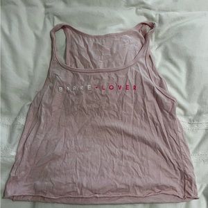 Barre lover tank
